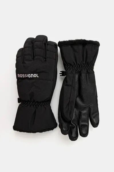 Lyžařské rukavice Rossignol černá barva, RLOWG02