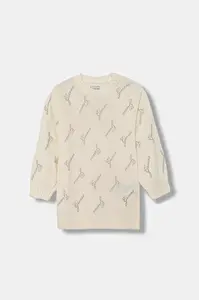 Dětské šaty s příměsí vlny Guess