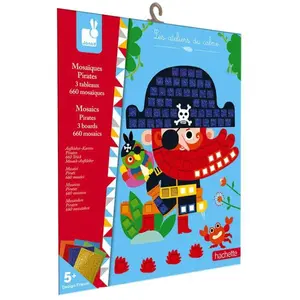 Janod Atelier Kreativní sada Mini Mozaika Piráti 5+