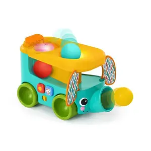 BRIGHT STARTS Autíčko vkládací s míčky Pop & Roll Safari Bus™