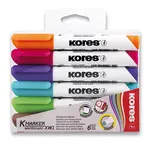 Popisovač Kores K-Marker Whiteboard - sada 6 barev