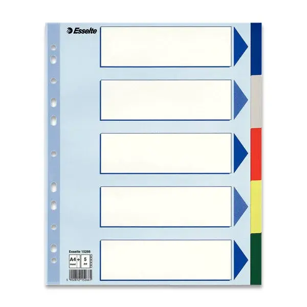 Rozlišovač Esselte Maxi - 5 listů