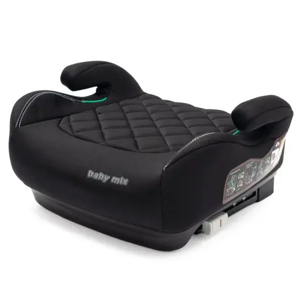 Autosedačka-podsedák BABY MIX HERO Plus ISOFIX I-SIZE black