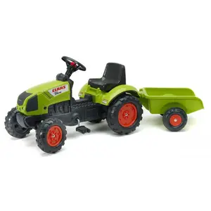 Falk Šlapací traktor 2040A Claas Arion s vlečkou