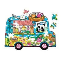 Mudpuppy Puzzle ve tvaru minibusu s občerstvením