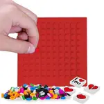 PIXIE CREW mozaikový panel červený čtverec