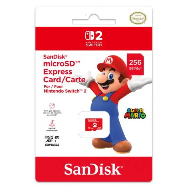 NS2 microSD Express karta 256 GB Sandisk