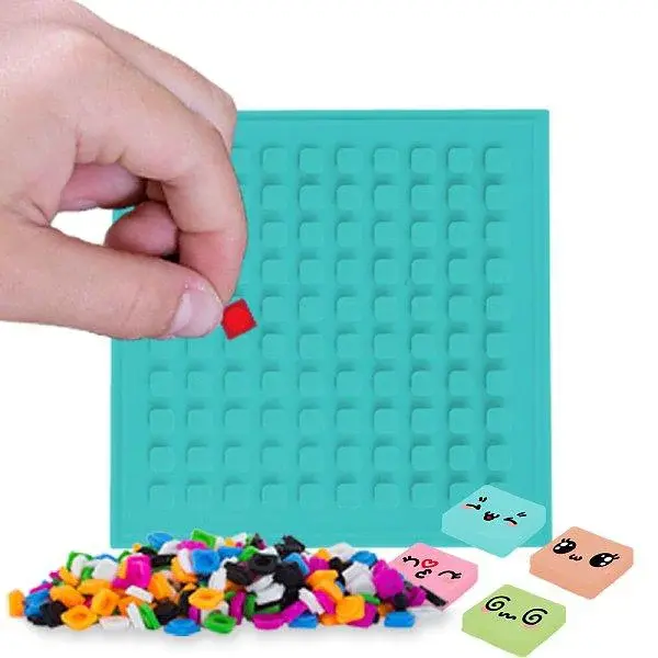 PIXIE CREW mozaikový panel tyrkysový čtverec