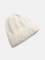 Women's Under Armour W Halftime Cable Knit Beanie-BRN - Women's
