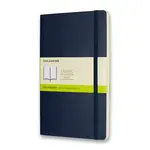 Zápisník Moleskine - měkké desky L, čistý, modrý