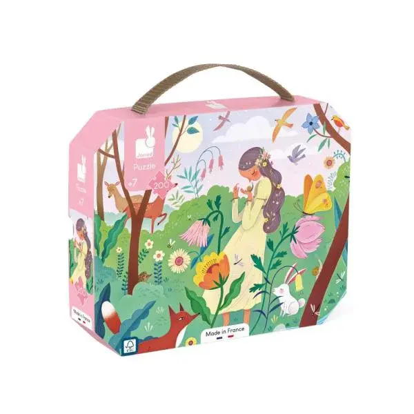 Janod Puzzle v kufříku Matka příroda 200 ks