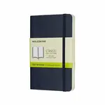 Zápisník Moleskine - mäkké dosky S, čistý, modrý