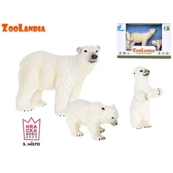 Zoolandia lední medvěd s mláďaty