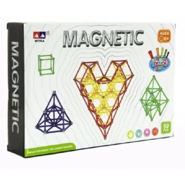 Magnetická stavebnice 99ks