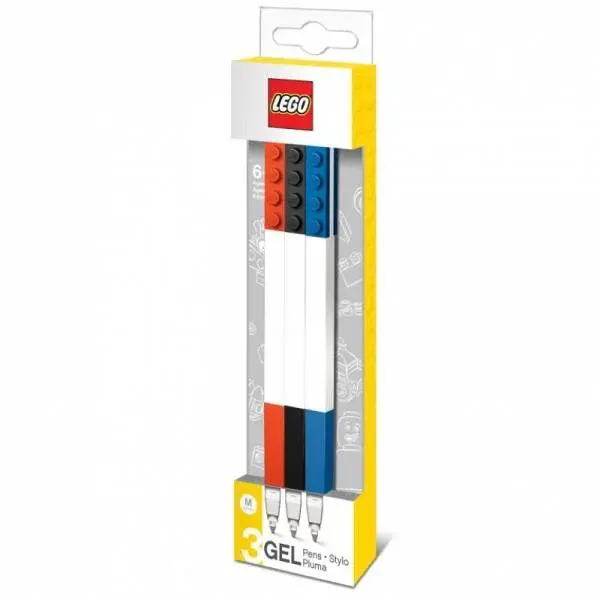 LEGO® Stationery Gelová pera, mix barev - 3 ks