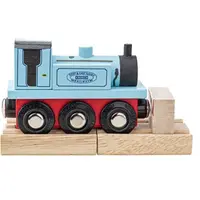 Bigjigs Rail Dřevěný vláček Teriér modrý