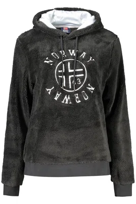 NORWAY 1963 WOMEN'S BLACK ZIP-UP SWEATSHIRT