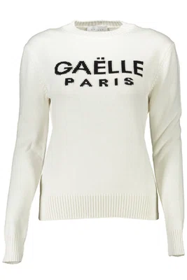 GAELLE PARIS WHITE WOMAN SWEATER