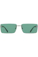 CALVIN KLEIN WOMEN&#039;S SUNGLASSES GREEN