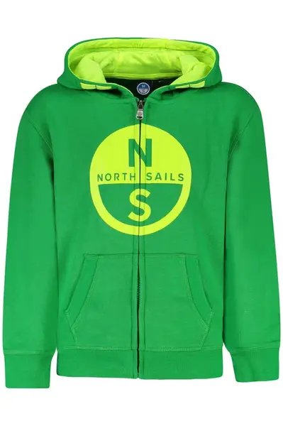 Dětská mikina na zip NORTH SAILS zelená