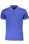 Modré pánské polo triko Cavalli Class
