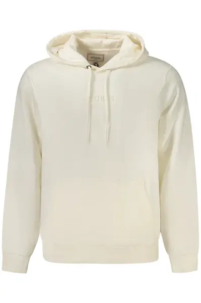 Pánská mikina GUESS JEANS bílá