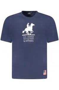 US GRAND POLO SHORT SLEEVE T-SHIRT MEN BLUE