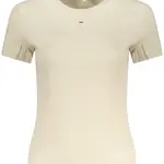 TOMMY HILFIGER SHORT SLEEVE T-SHIRT WOMEN BEIGE
