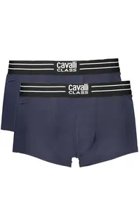 CAVALLI CLASS pánské boxerky modré