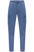 Modré pánské kapsáčové kalhoty