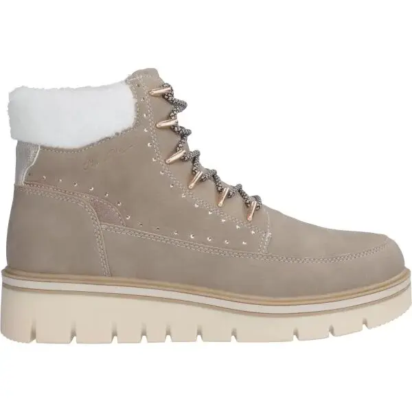 ALPINE PRO VALSA Dámska zateplená obuv, béžová, veľkosť