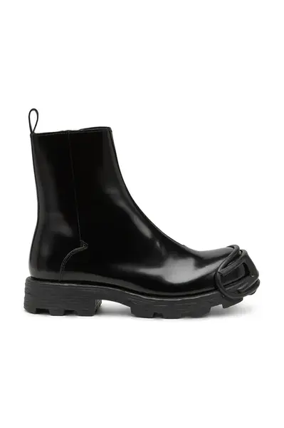 Diesel Kožené kotníkové boty Diesel D-Hammer Bt Zip D