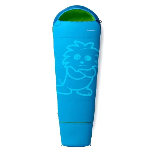 Crossroad FLEXY Juniorský spací vak, modrá, veľkosť 170 cm - ľavy zips