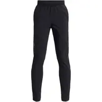 Under Armour UNSTOPPABLE TAPERED PANT Chlapčenské nohavice, čierna, veľkosť M