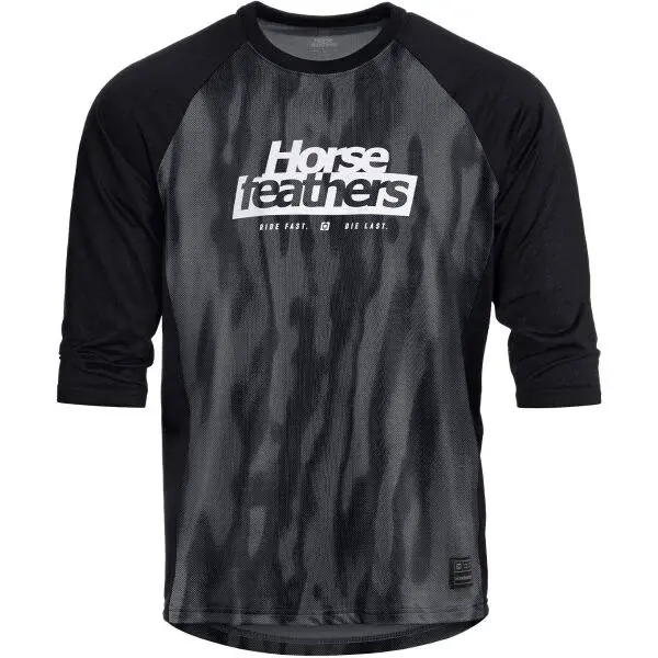 Horsefeathers SPIKE 3/4 Pánsky cyklodres, tmavo sivá, veľkosť