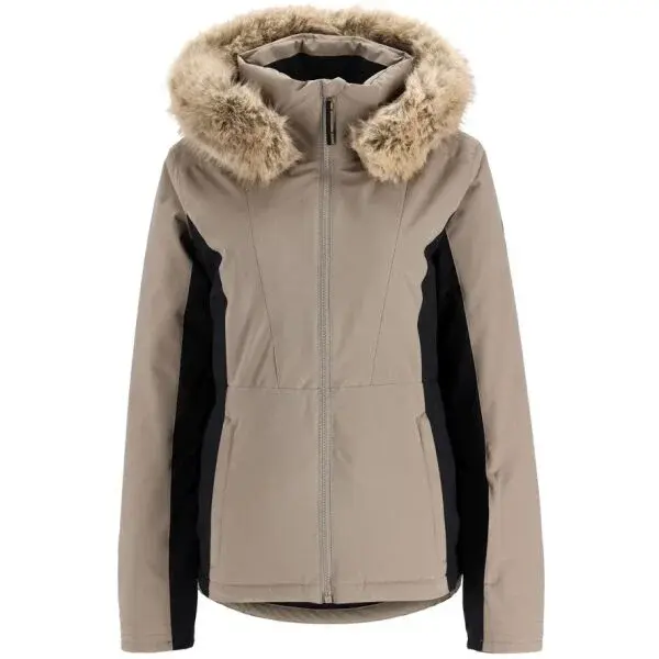 Spyder VIDA Dámska lyžiarska bunda, hnedá, veľkosť