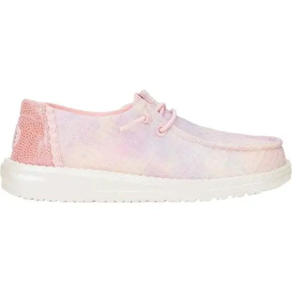 HEY DUDE WENDY Y MERMAID SHIMMER Dievčenská voľnočasová obuv, ružová, veľkosť