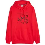 Puma ACM FTBLCORE GRAPHIC HOODY Pánska futbalová mikina, červená, veľkosť