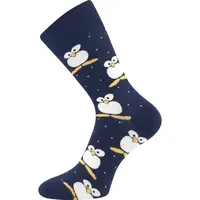 Lonka PENGUIN Unisex ponožky, tmavo modrá, veľkosť