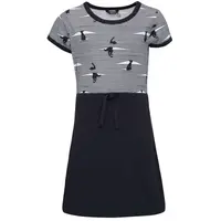 Lewro ALAMEDA Dievčenské šaty s krátkym rukávom, tmavo modrá, veľkosť 140-146