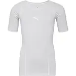 Puma LIGA BASELAYER TEE SS JR Chlapčenské funkčné tričko, biela, veľkosť