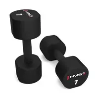 HMS HPT07 Jednoručné činky, čierna, veľkosť 7 KG