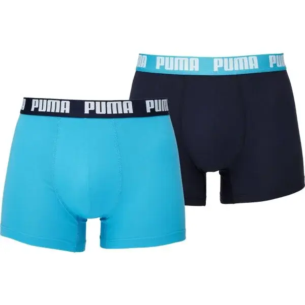 Puma MEN EVERYDAY BASIC BOXER 2P Pánske boxerky, svetlomodrá, veľkosť