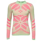 KARI TRAA FAITH HZ Dámske merino tričko, ružová, veľkosť