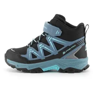 ALPINE PRO GRAZO Detské turistické topánky, modrá, veľkosť