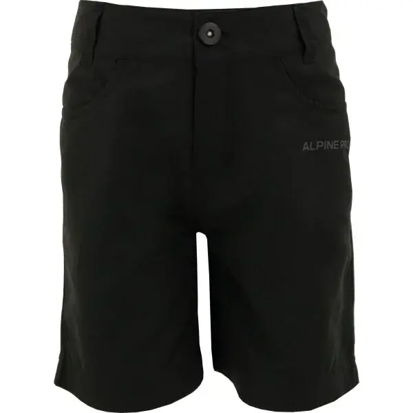 ALPINE PRO VASO Detské kraťasy, čierna, veľkosť 116-122