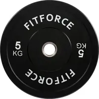 Fitforce PLRO 5 KG x 50 MM Nakladací kotúč, čierna, veľkosť 5 KG