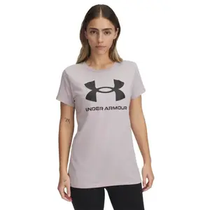 Under Armour LIVE SPORTSTYLE GRAPHIC SS Dámske tričko, sivá, veľkosť S