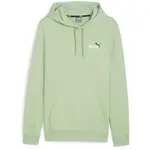 Puma ESSENTIALS + 2 COL SMALL LOGO HOODIE Pánska mikina, svetlo zelená, veľkosť