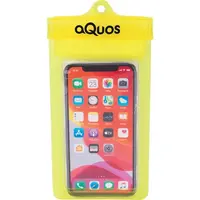AQUOS PHONE DRY BAG Vodoodolné puzdro na mobil, žltá, veľkosť